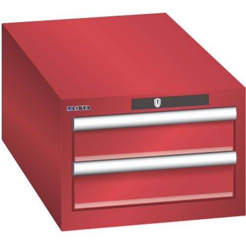 Armoire Rouge 411x725x283 Avec 2 Tir. 75kg _ 78.433.070