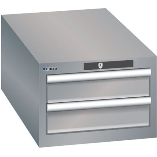 Armoire Gris Pigeon 411x725x283 Avec 2 Tir. 75kg