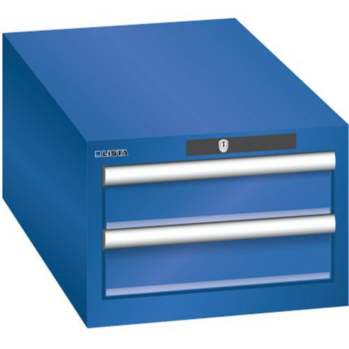 Armoire Bleu Sécu. 411x725x283 Avec 2 Tir. 75kg _ 78.433.100