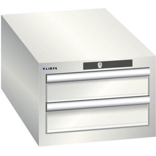 Armoire Blanc Gris 411x725x283 Avec 2 Tir. 75kg _ 78.433.180