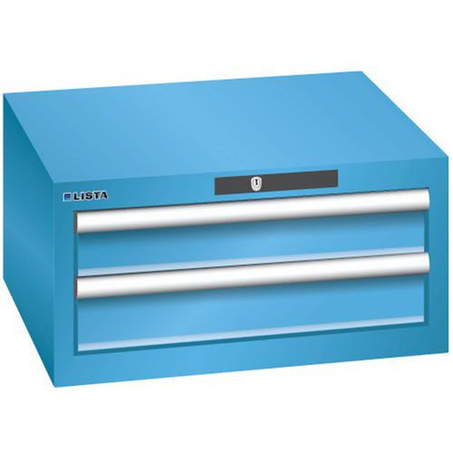 Armoire Bleu Clair 564x572x283 Avec 2 Tir. 75kg _ 78.463.010