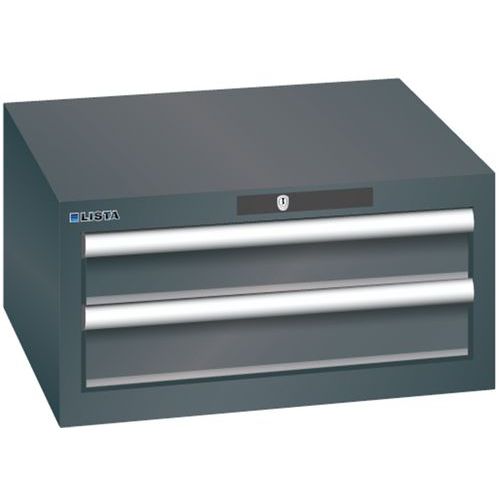 Armoire Noir 564x572x283 Avec 2 Tir. 75kg _ 78.463.060