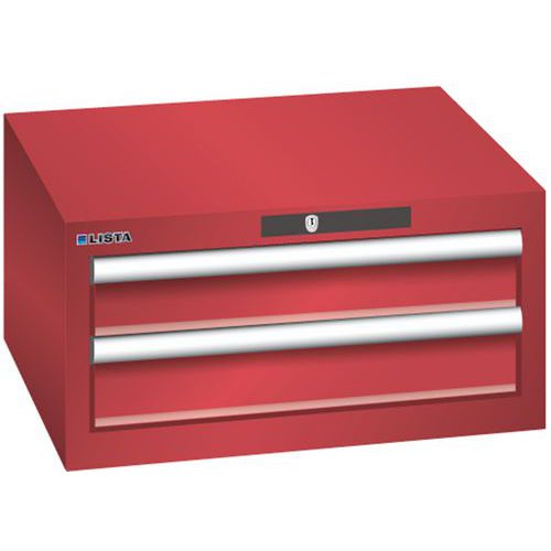 Armoire Rouge 564x572x283 Avec 2 Tir. 75kg _ 78.463.070