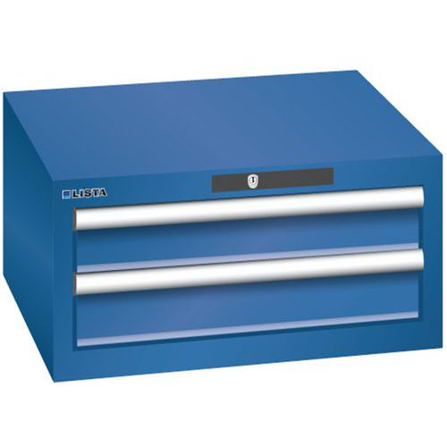 Armoire Bleu Gent. 564x572x283 Avec 2 Tir. 75kg _ 78.463.090