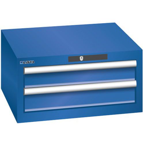 Armoire Bleu Sécu. 564x572x283 Avec 2 Tir. 75kg _ 78.463.100