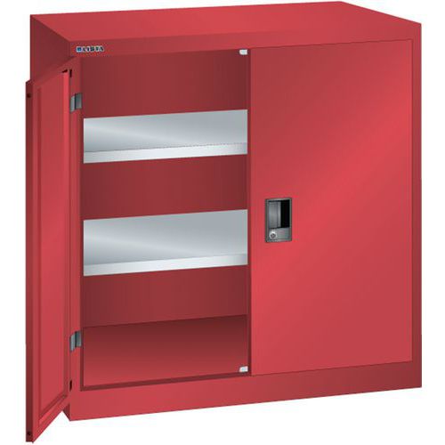 Armoire Rouge 1000x500x1000 Avec 2 Rayons Amo. _ 60.461.070