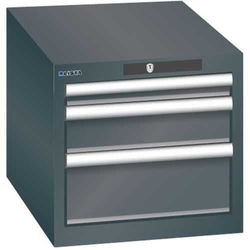 Armoire Noir 411x572x383 Avec 3 Tir. 75kg _ 78.406.060