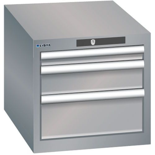 Armoire Gris Pigeon 411x572x383 Avec 3 Tir. 75kg