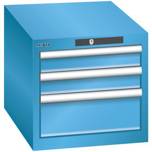 Armoire Bleu Clair 411x572x383 Avec 3 Tir. 75kg _ 78.408.010