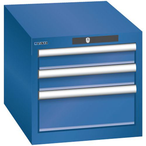 Armoire Bleu Gent. 411x572x383 Avec 3 Tir. 75kg _ 78.408.090