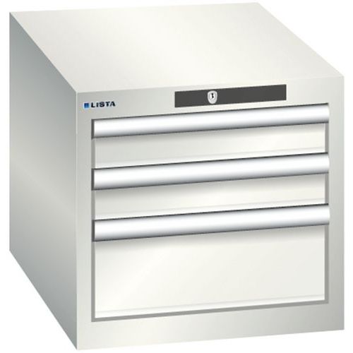 Armoire Blanc Gris 411x572x383 Avec 3 Tir. 75kg _ 78.408.180