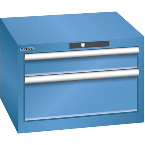 Armoire Bleu Cap. 564x572x383 Avec 2 Tir. 75kg _ 78.467.040