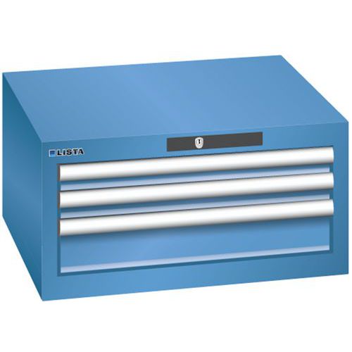 Armoire Bleu Cap. 564x572x283 Avec 3 Tir. 75kg _ 78.465.040