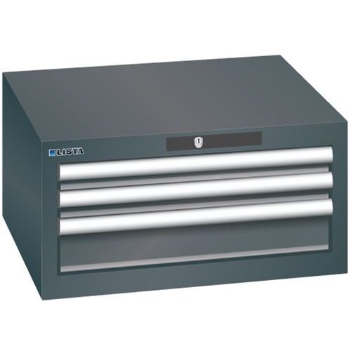 Armoire Noir 564x572x283 Avec 3 Tir. 75kg _ 78.465.060