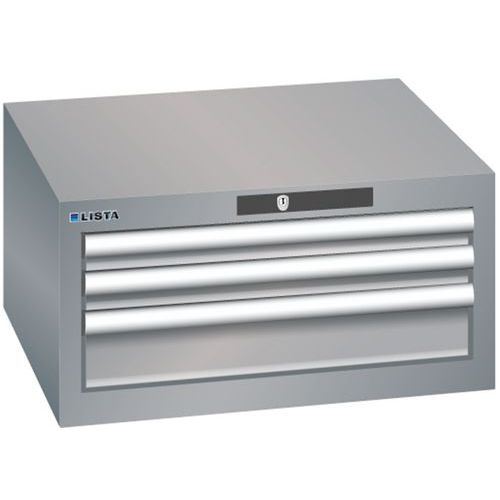 Armoire Gris Pigeon 564x572x283 Avec 3 Tir. 75kg