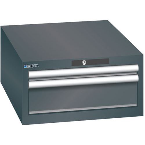 Armoire Noir 564x725x283 Avec 2 Tir. 75kg _ 78.497.060