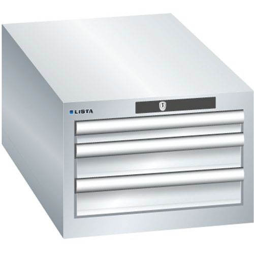 Armoire Gris Clair 411x725x283 Avec 3 Tir. 75kg _ 78.435.020