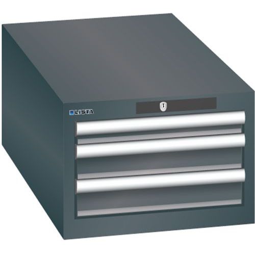 Armoire Noir 411x725x283 Avec 3 Tir. 75kg _ 78.435.060