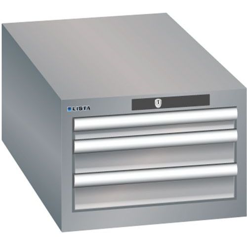 Armoire Gris Pigeon 411x725x283 Avec 3 Tir. 75kg