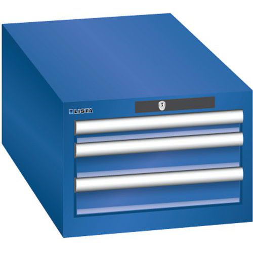 Armoire Bleu Sécu. 411x725x283 Avec 3 Tir. 75kg _ 78.435.100