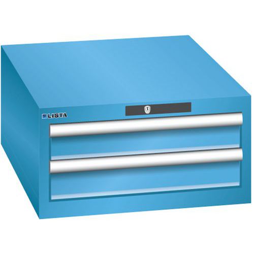 Armoire Bleu Clair 564x725x283 Avec 2 Tir. 75kg _ 78.499.010