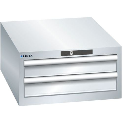 Armoire Gris Clair 564x725x283 Avec 2 Tir. 75kg _ 78.499.020