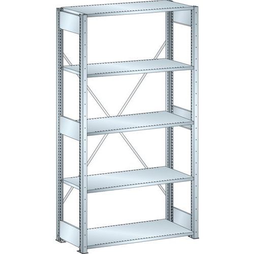 Rayonnage Galvanisé Dpt 1000x400x2000mm Capacité 220 Kg