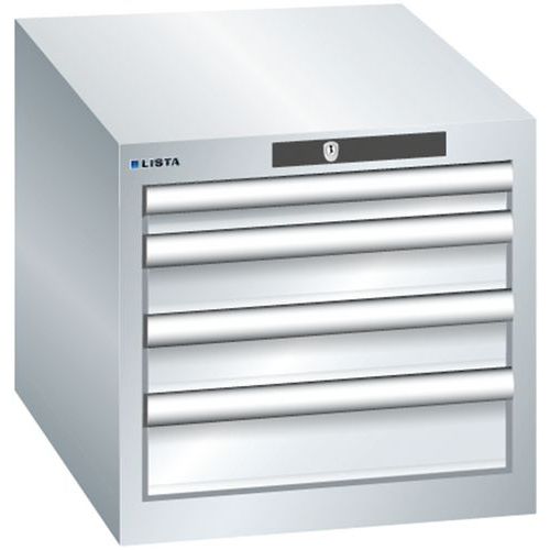 Armoire Gris Clair 411x572x383 Avec 4 Tir. 75kg _ 78.410.020