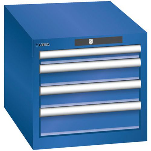 Armoire Bleu Sécu. 411x572x383 Avec 4 Tir. 75kg _ 78.410.100