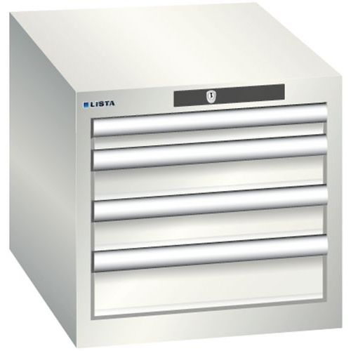 Armoire Blanc Gris 411x572x383 Avec 4 Tir. 75kg _ 78.410.180