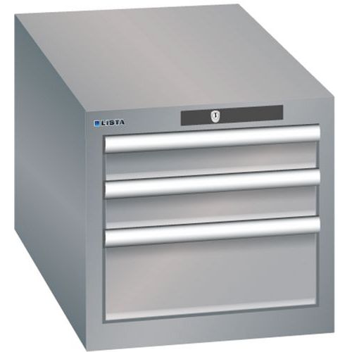 Armoire Gris Pigeon 411x725x383 Avec 3 Tir. 75kg