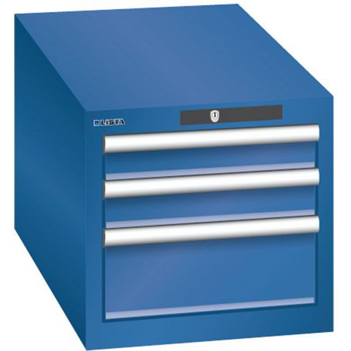 Armoire Bleu Gent. 411x725x383 Avec 3 Tir. 75kg _ 78.437.090