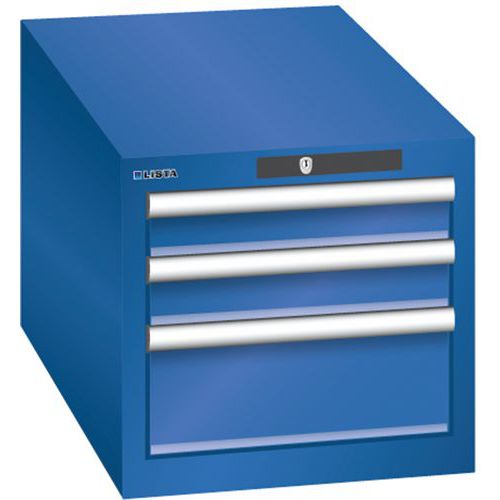 Armoire Bleu Sécu. 411x725x383 Avec 3 Tir. 75kg _ 78.437.100