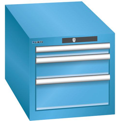 Armoire Bleu Clair 411x725x383 Avec 3 Tir. 75kg _ 78.439.010