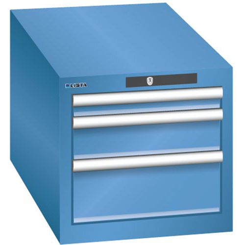 Armoire Bleu Cap. 411x725x383 Avec 3 Tir. 75kg _ 78.439.040