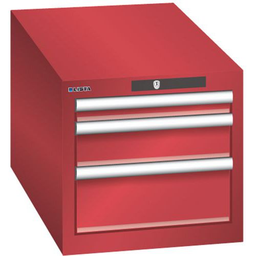 Armoire Rouge 411x725x383 Avec 3 Tir. 75kg _ 78.439.070