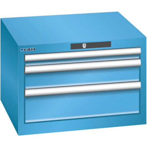 Armoire Bleu Clair 564x572x383 Avec 3 Tir. 75kg _ 78.469.010