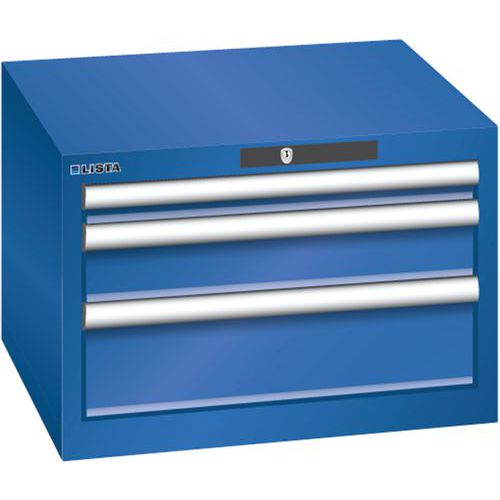 Armoire Bleu Sécu. 564x572x383 Avec 3 Tir. 75kg _ 78.469.100