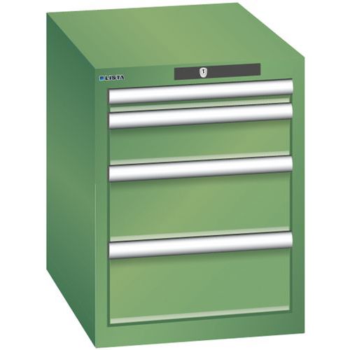 Armoire Vert 411x572x533 Avec 4 Tir. 75kg _ 78.414.030