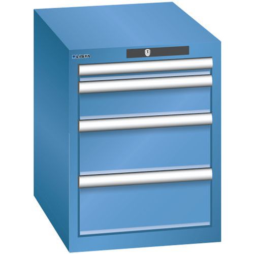 Armoire Bleu Cap. 411x572x533 Avec 4 Tir. 75kg _ 78.414.040