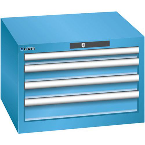 Armoire Bleu Clair 564x572x383 Avec 4 Tir. 75kg _ 78.471.010