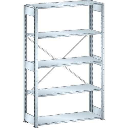 Rayonnage Galvanisé Dpt 1300x500x2200mm Capacité 220 Kg