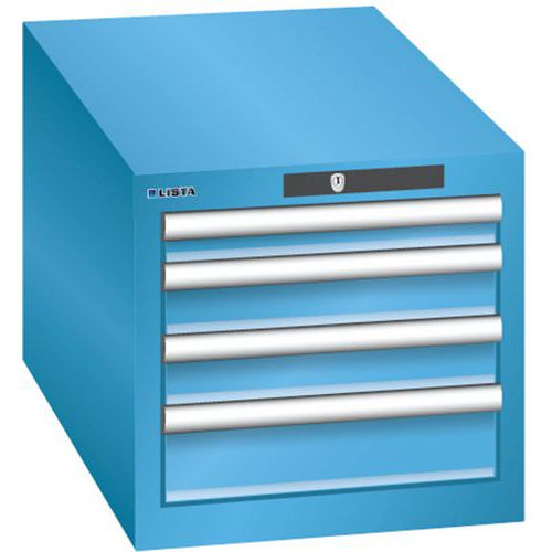 Armoire Bleu Clair 411x725x383 Avec 4 Tir. 75kg _ 78.441.010