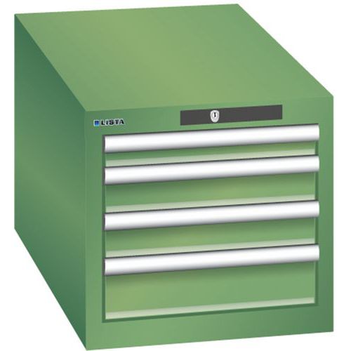 Armoire Vert 411x725x383 Avec 4 Tir. 75kg _ 78.441.030