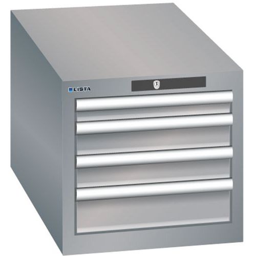 Armoire Gris Pigeon 411x725x383 Avec 4 Tir. 75kg