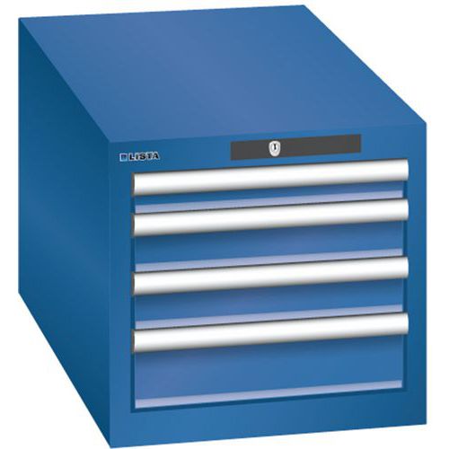 Armoire Bleu Gent. 411x725x383 Avec 4 Tir. 75kg _ 78.441.090