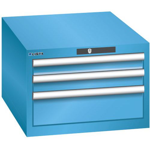 Armoire Bleu Clair 564x725x383 Avec 3 Tir. 75kg _ 78.505.010