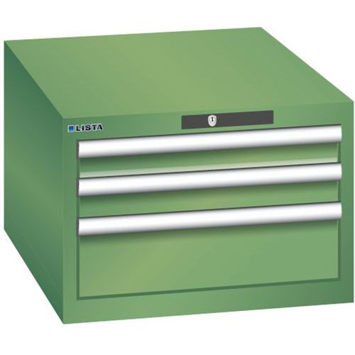 Armoire Vert 564x725x383 Avec 3 Tir. 75kg _ 78.505.030