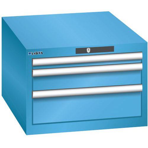 Armoire Bleu Clair 564x725x383 Avec 3 Tir. 75kg _ 14.437.010