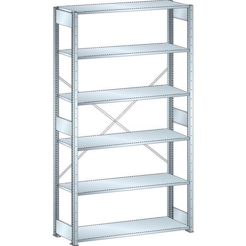 Rayonnage Galvanisé Dpt 1300x400x2500mm Capacité 220 Kg